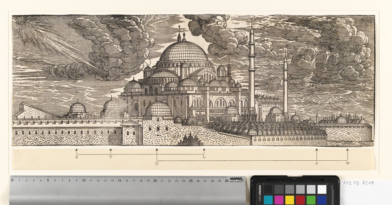 The Suleimanyie Mosque, Seen from North East by Melchior Lorck
