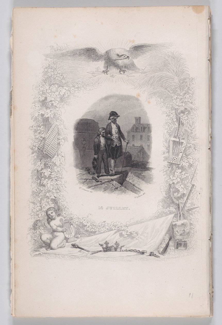 July Fourteenth from The Songs of Béranger by Melchior Peronard