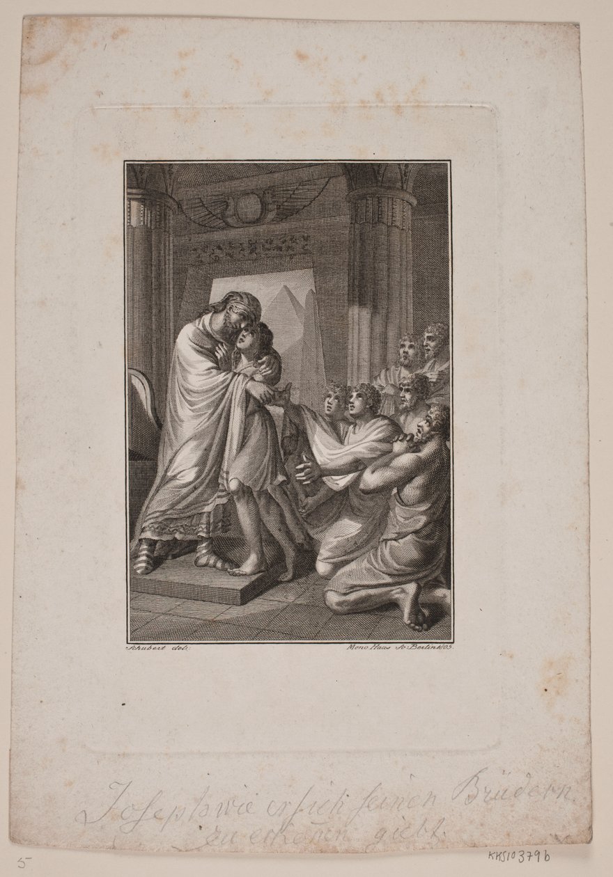 Joseph Reveals Himself to His Brothers by Meno Haas
