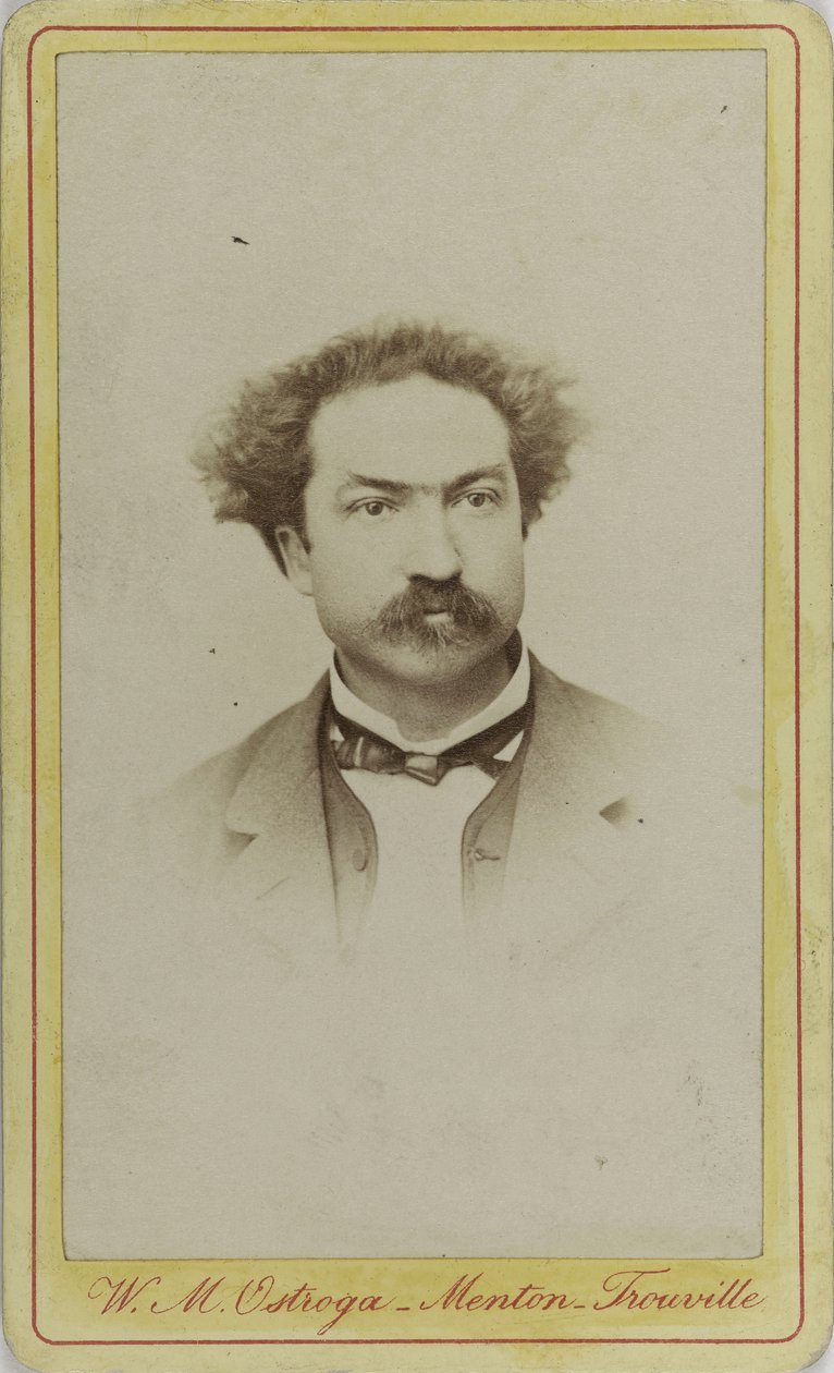 Portrait of the Composer Robert Planquette by Menton . Photo studio W.M. Ostroga