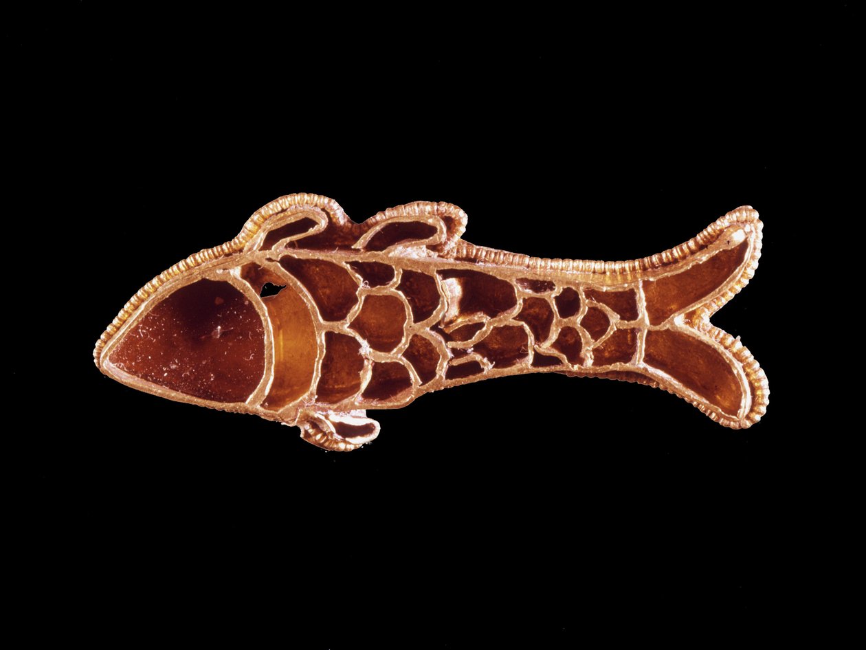 Fibula from the 6th Century by Merovingian Merovingian