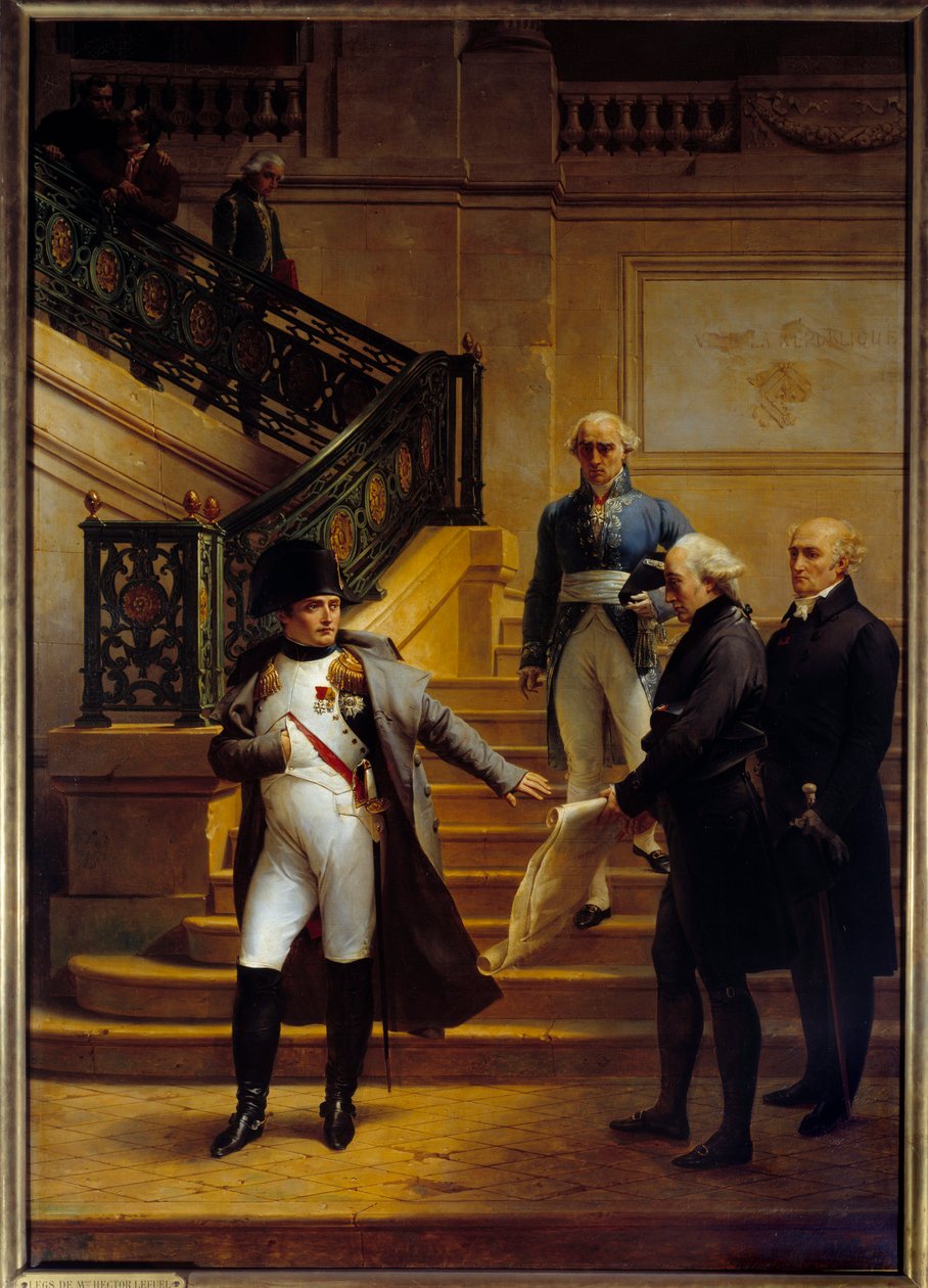 Emperor Napoleon I Visits the Palais-Royal by Merry Joseph Blondel