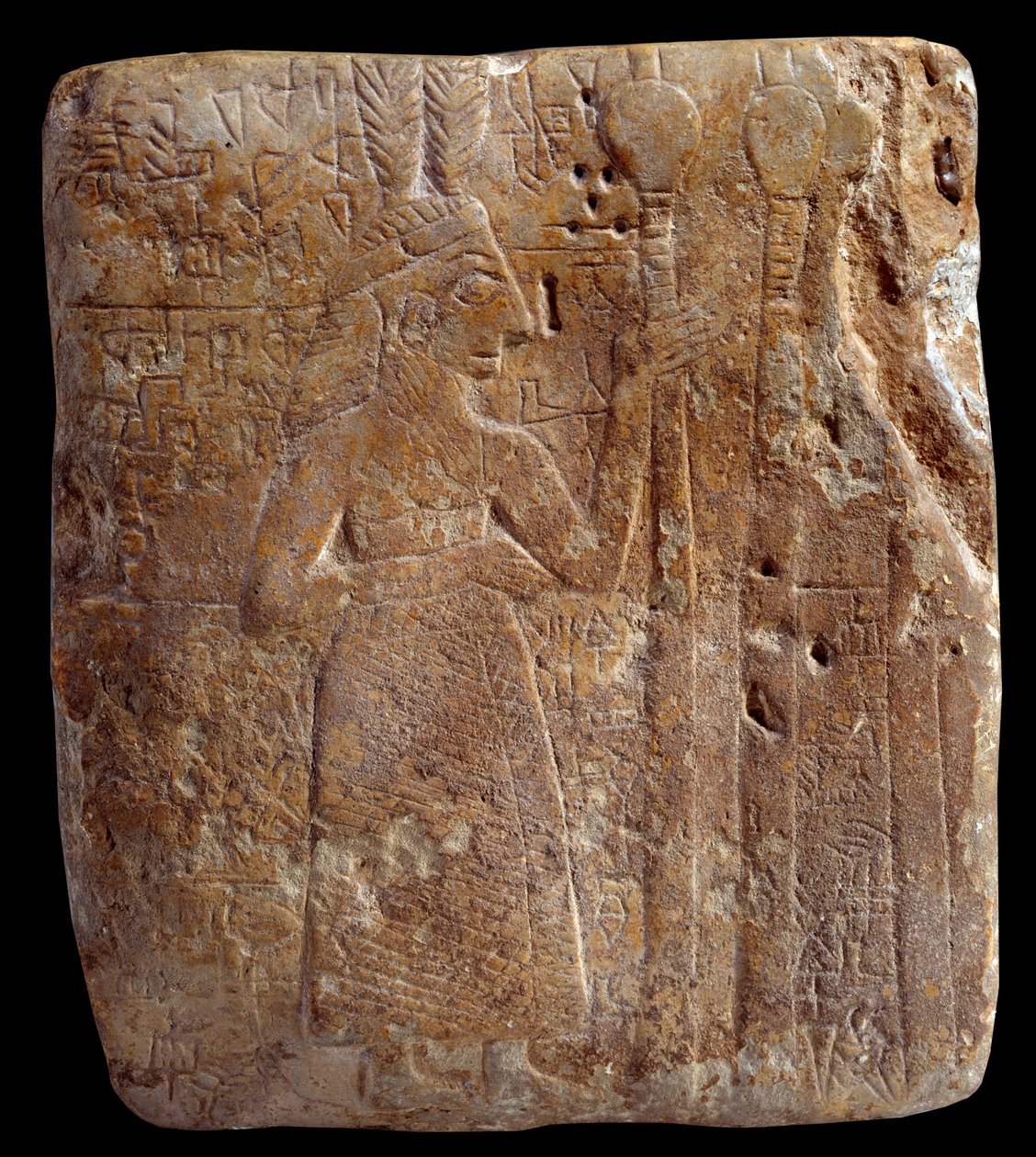 Character with Feathers (circa 2700 BC) by Mesopotamian Mesopotamian