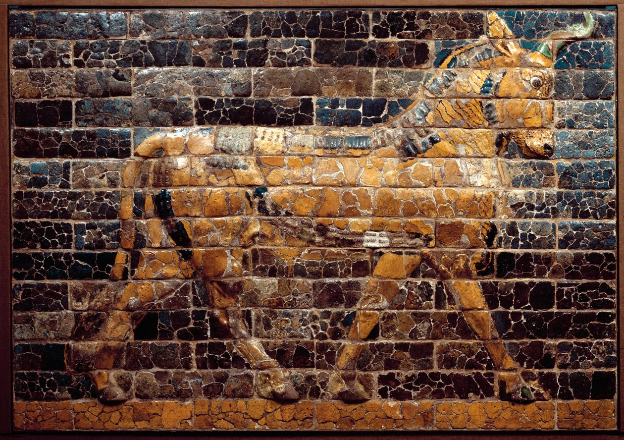 Bull on the Move by Mesopotamian Mesopotamian