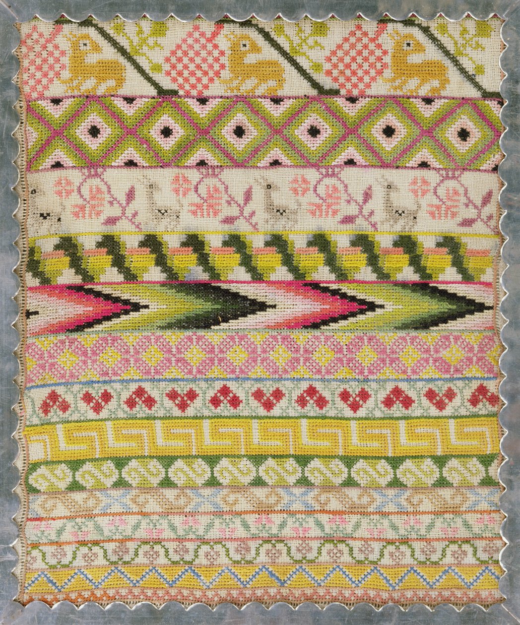 Embroidery Sampler by Mexican School