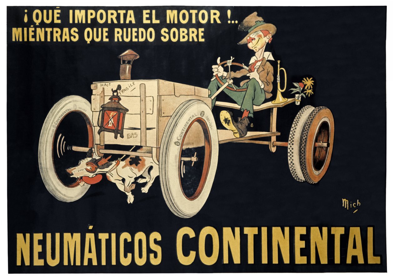 Continental tyres, c.1900 by Mich (1881 1923)