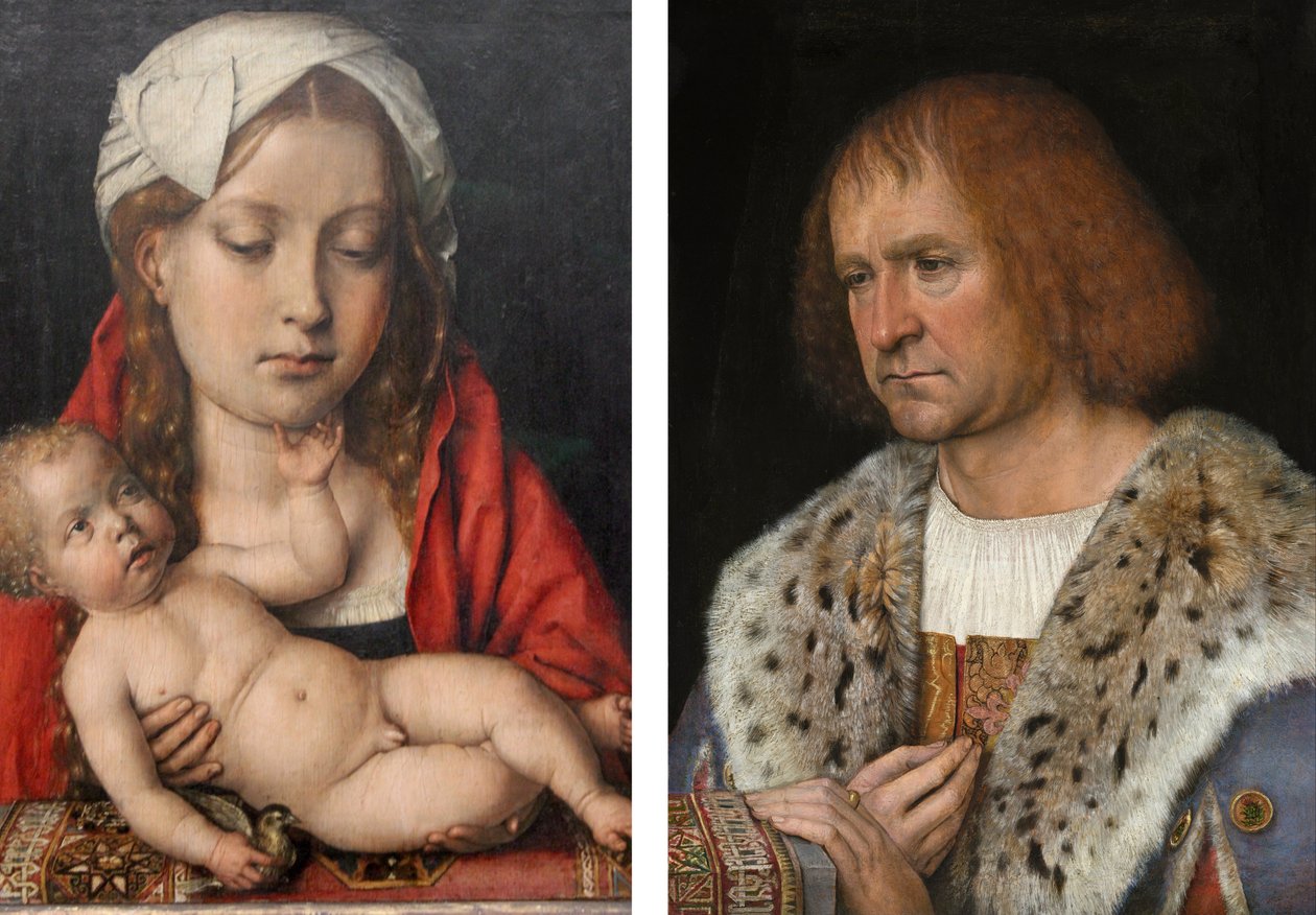Diptych Madonna and Child, Diego de Guevara by Michael Sittow
