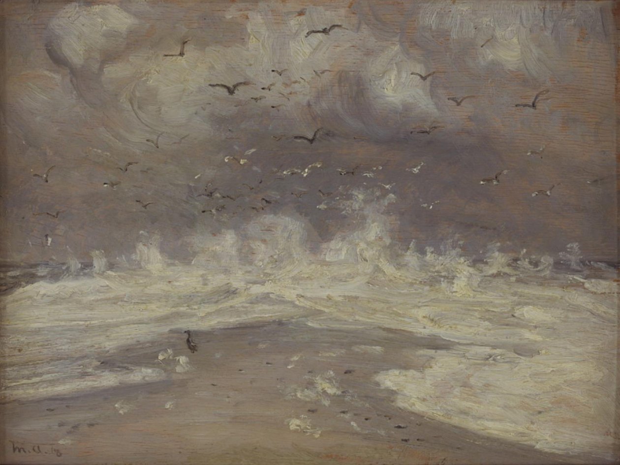 Surf at the North Coast of Jutland by Michael Ancher