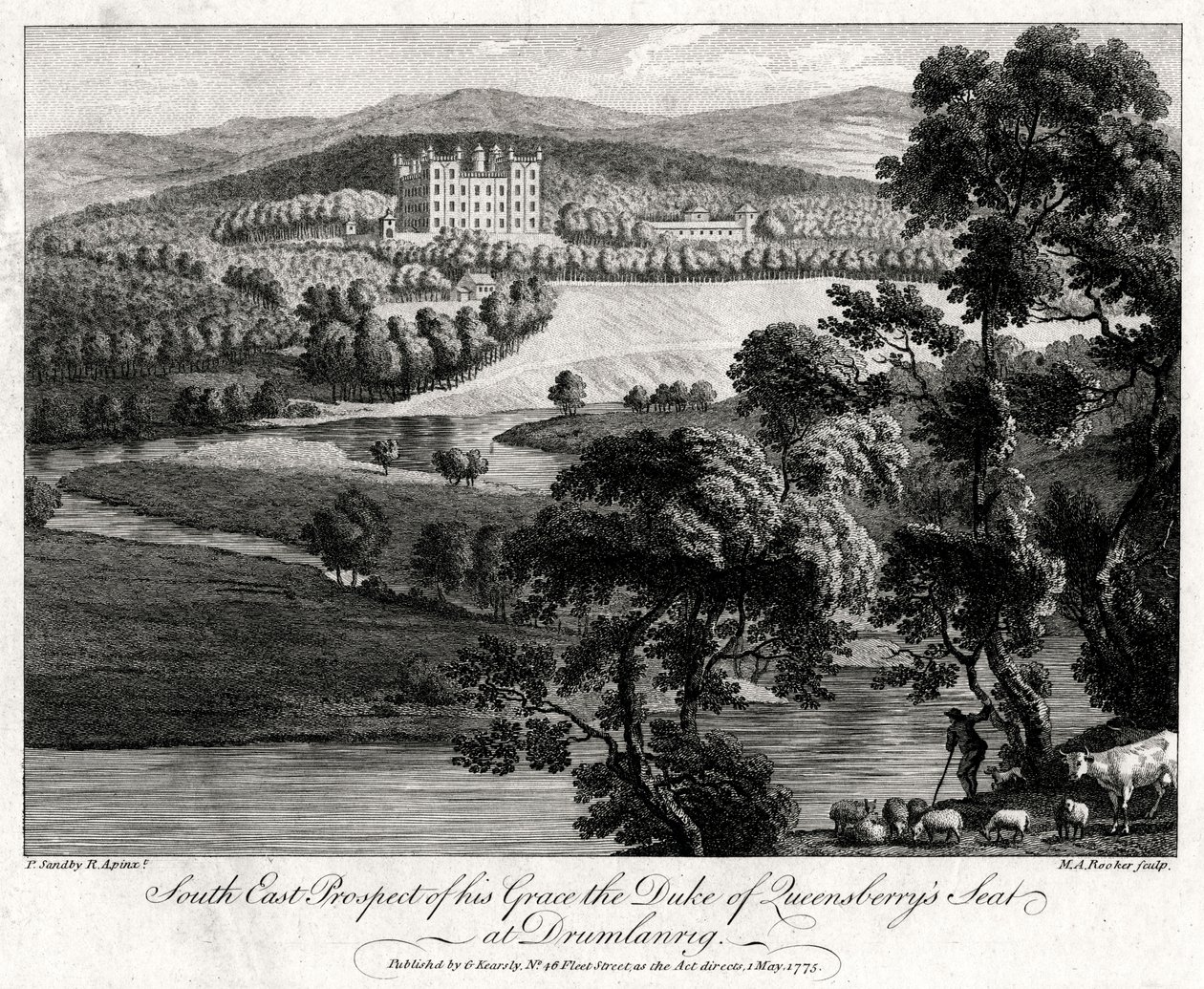 South East Prospect of the Duke of Queensberry