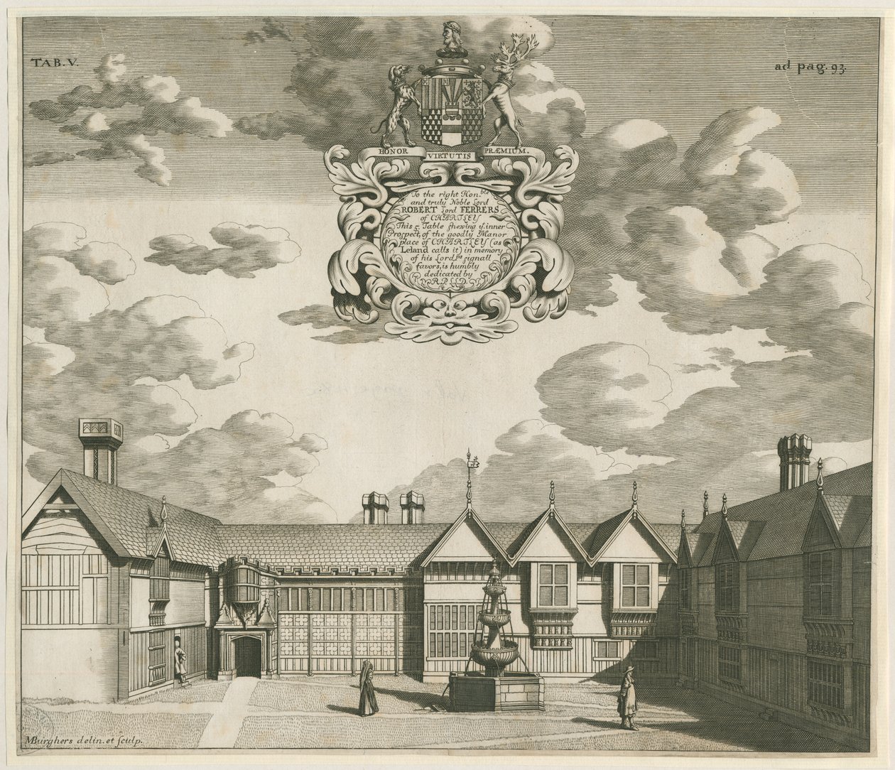 Chartley Manor House by Michael Burghers