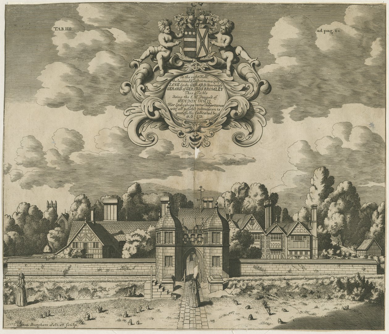 Sandon Hall by Michael Burghers