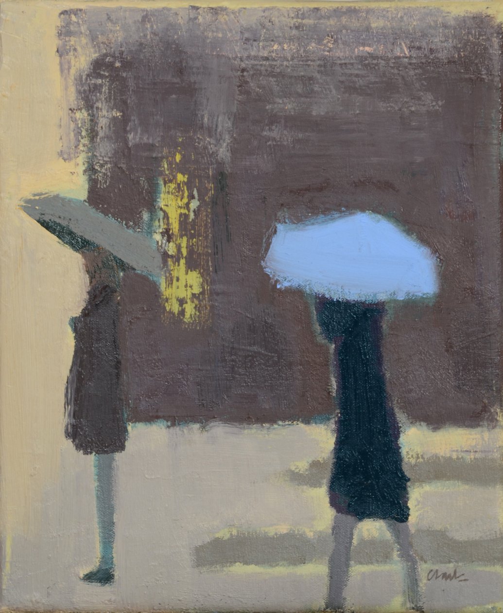 The Blue Umbrella, 2017 by Michael G. Clark