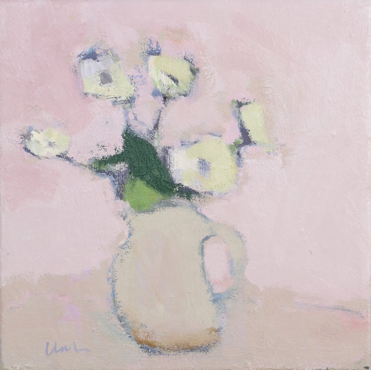 White Anemones, 2016 by Michael G. Clark