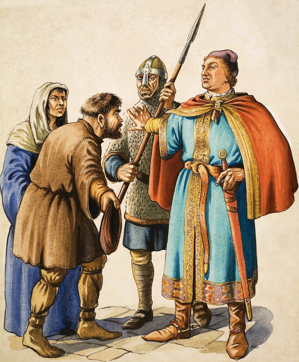 Henry II Listens to the Grievance of a Humble Subject by Michael Godfrey