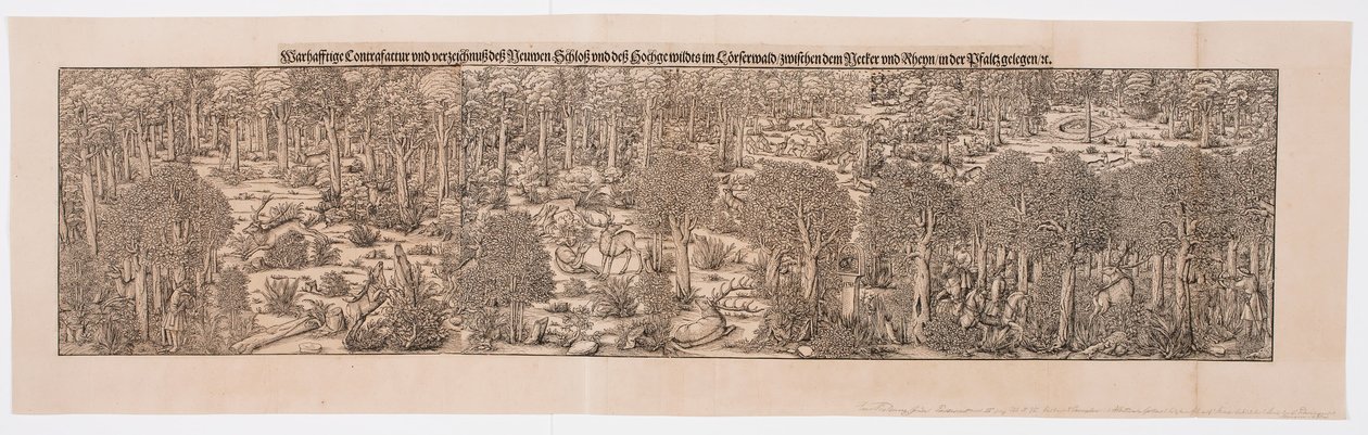 Hunting Party in the Forest by Michael Ostendorfer