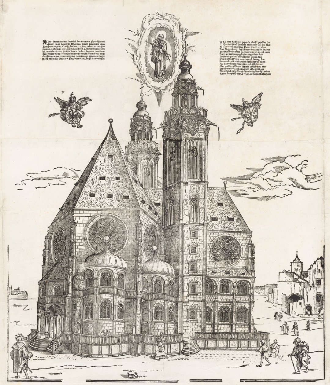 The New Church of the Beautiful Virgin at Regensburg by Michael Ostendorfer