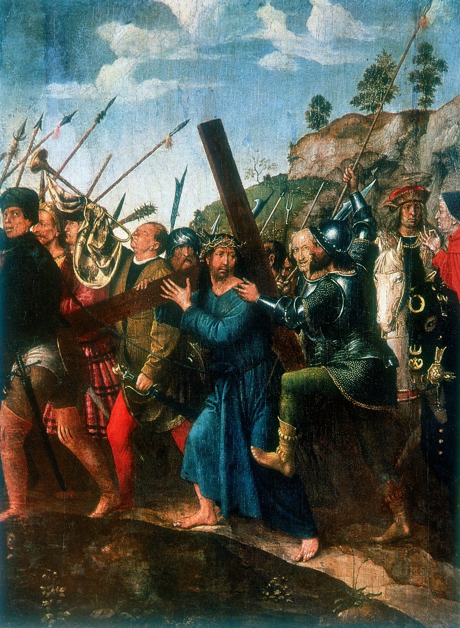 Jesus on the Road to Calvary by Michael Sittow