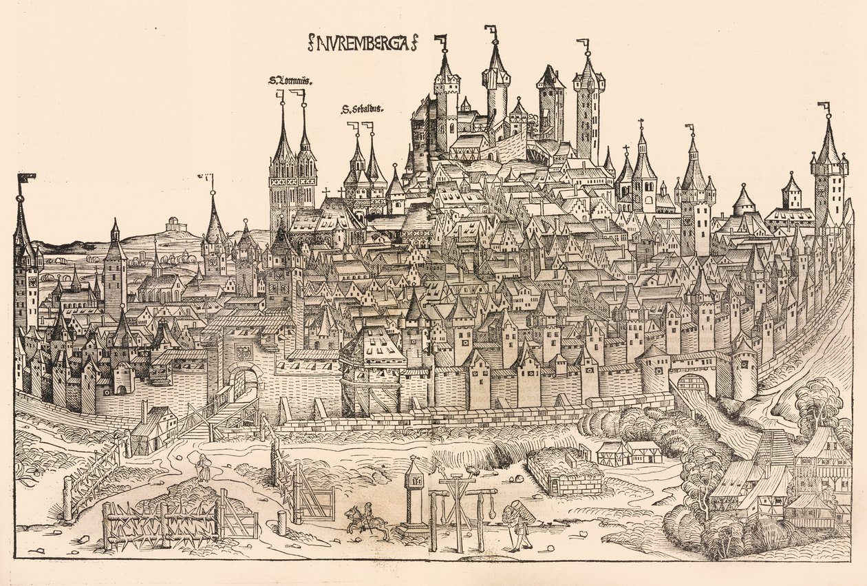 Nuremberg, 1493 by Michael Wolgemut
