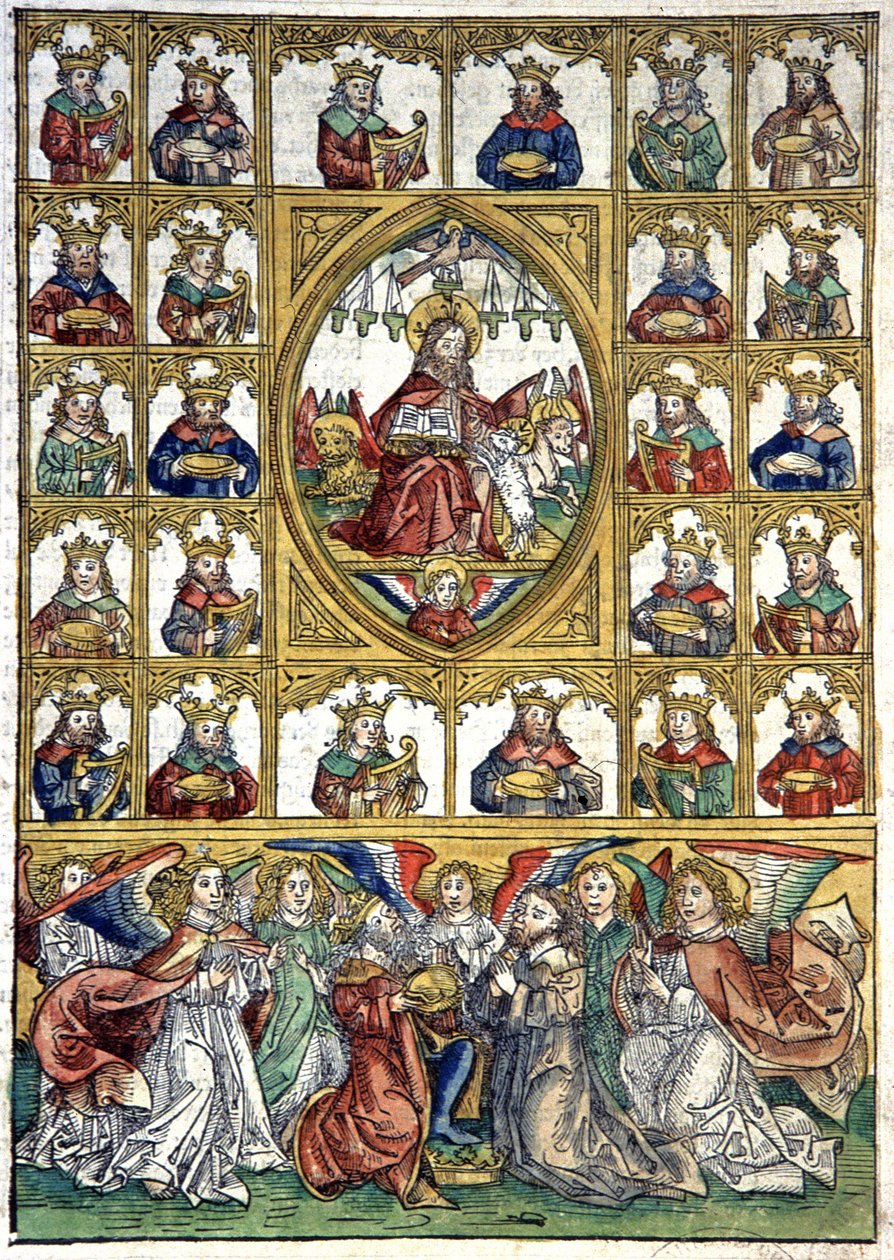 Christ surrounded by kings by Michael Wolgemut or Wolgemuth