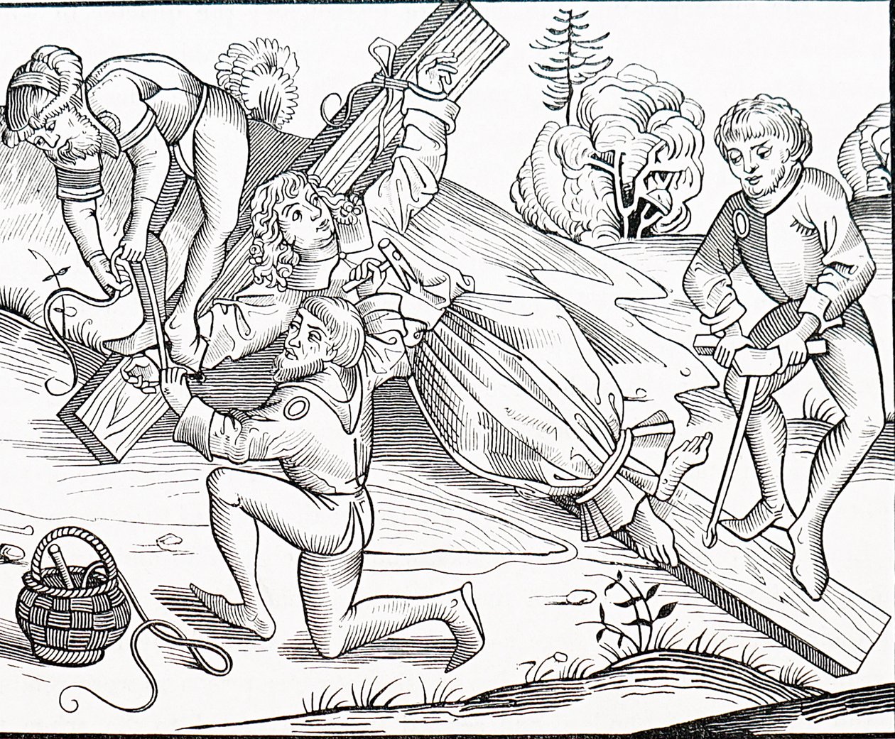 The Crucifixion of a Child by Michael Wolgemut or Wolgemuth