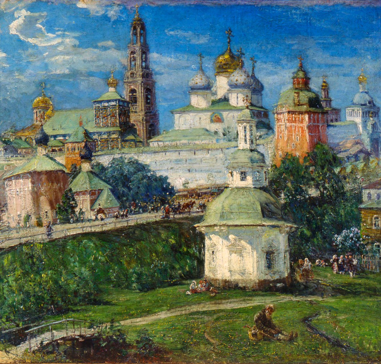 The Trinity Lavra of St Sergius in Sergiyev Posad by Michail Boskin