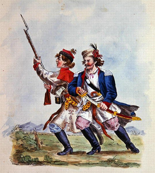 Costumes of the Polish Army after 1700 by Michal Stachowicz