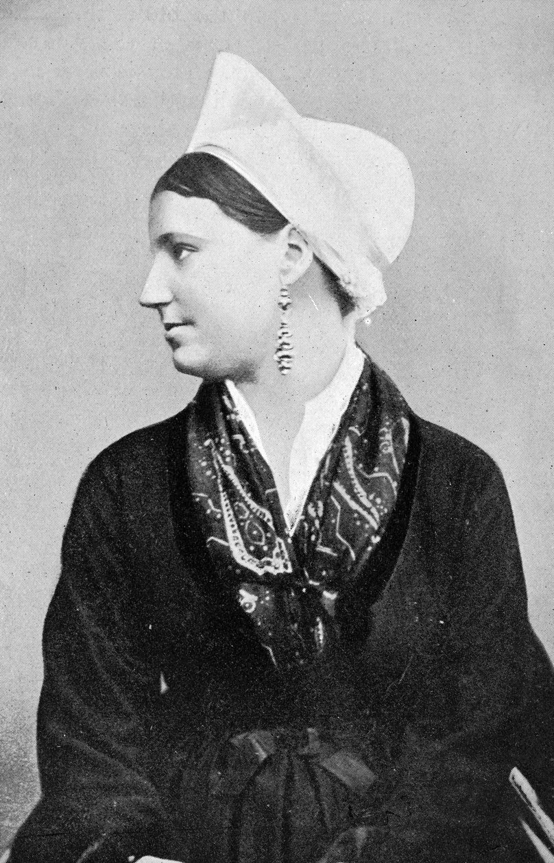 A Fishwife of Le Portel, Pas-de-Calais, France, c.1900 by Michel Berthaud