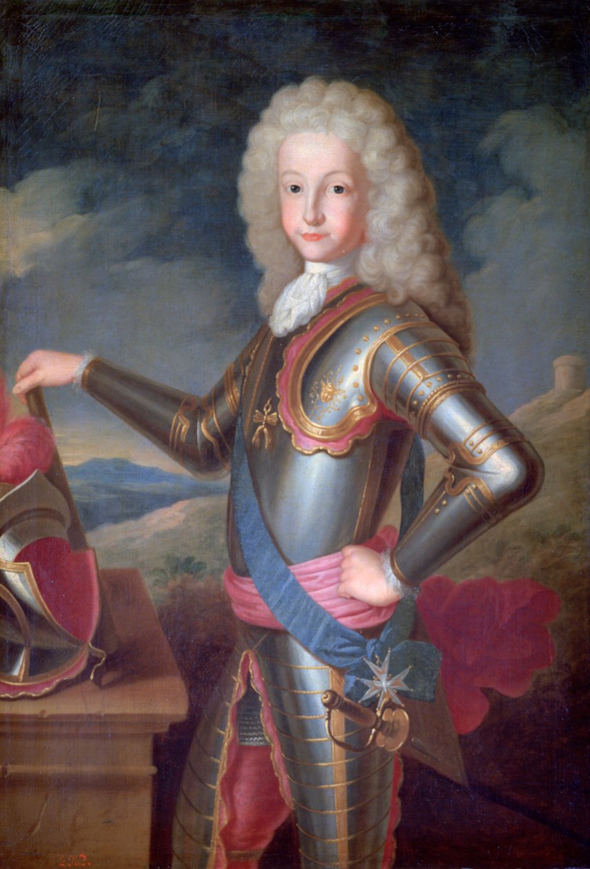 Louis I, Prince of The Asturias, King of Spain by Michel Ange Houasse