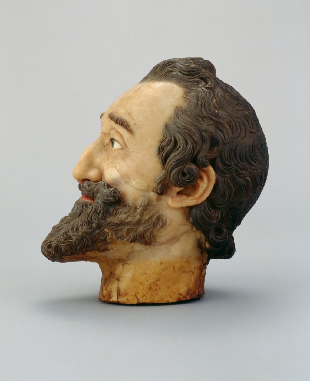 Portrait Head of Henry IV of France, c.1610 (wax) by Michel Bourdin