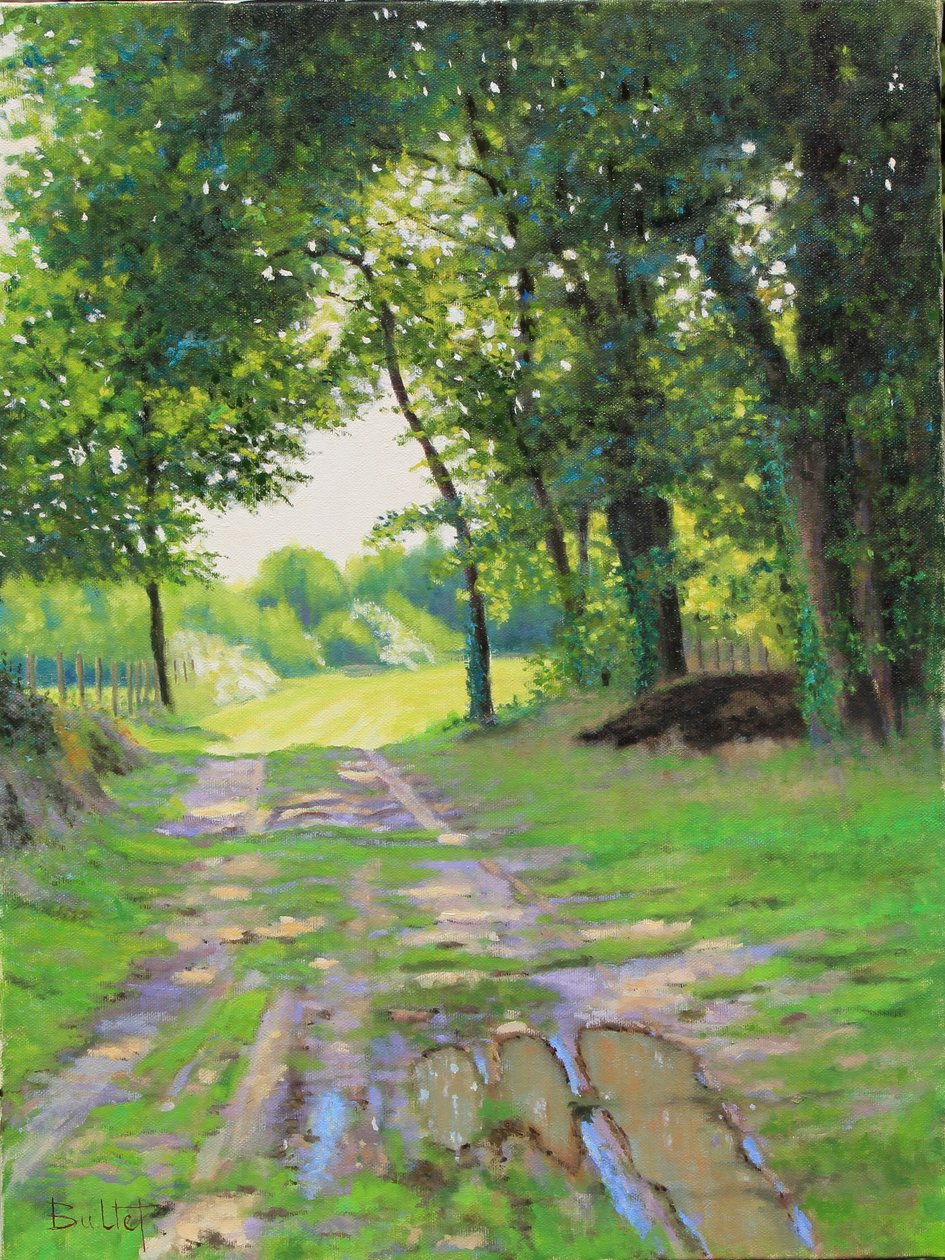 Path in Gironde, 2018 by Michel Bultet