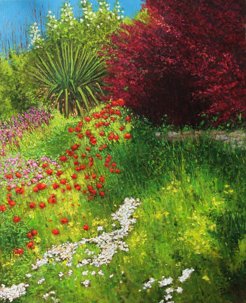 Flowering Embankment by Michel Bultet