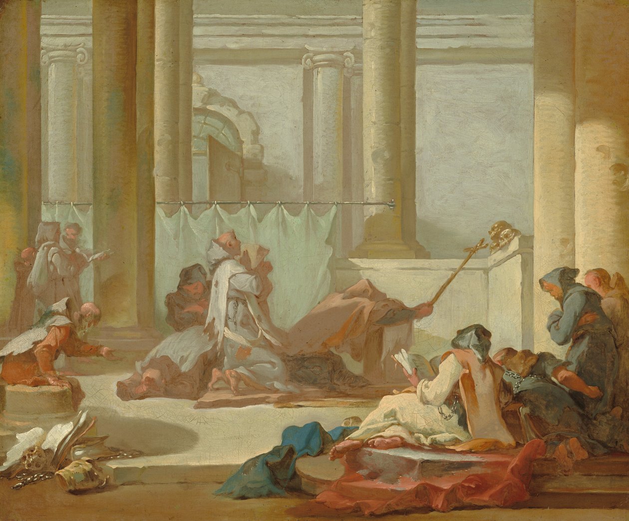 The Adoration of the Skulls, c.1733-1734 by Michel Francois Dandre-Bardon