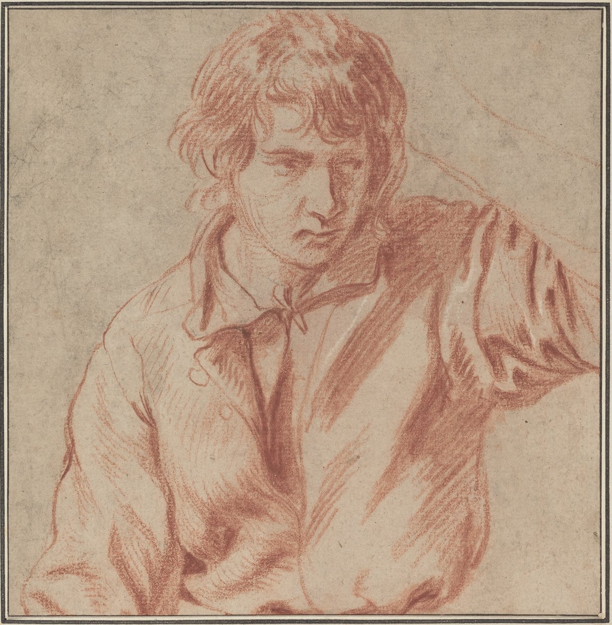 Young Man by Michel Francois Dandre Bardon