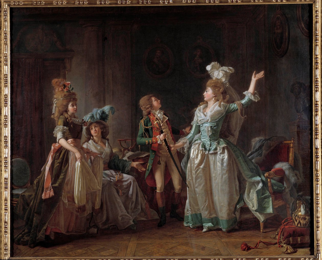 The Depart of the Dragon (1780) by Michel Garnier