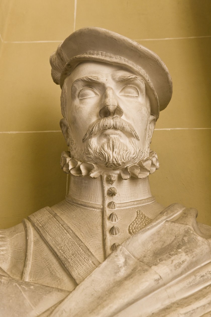 Copy of a Portrait Bust of Hernan Cortes by Victor Louis