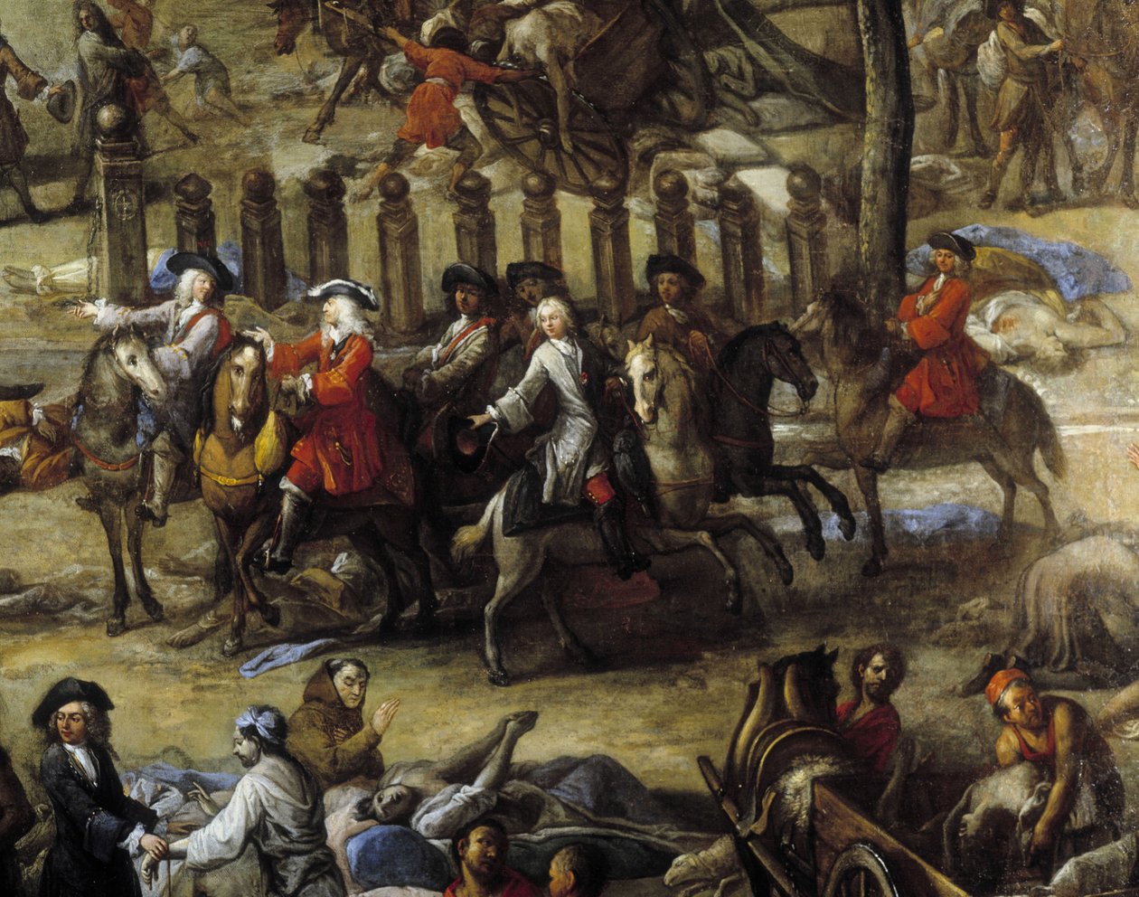 View of the Cours (from Marseille) During the Plague of 1720 by Michel Serre