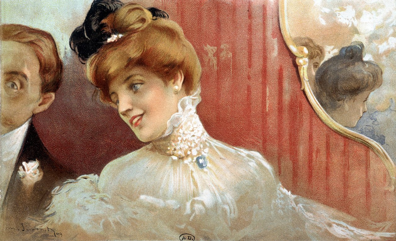 Woman at the concert by Michel Simonidy
