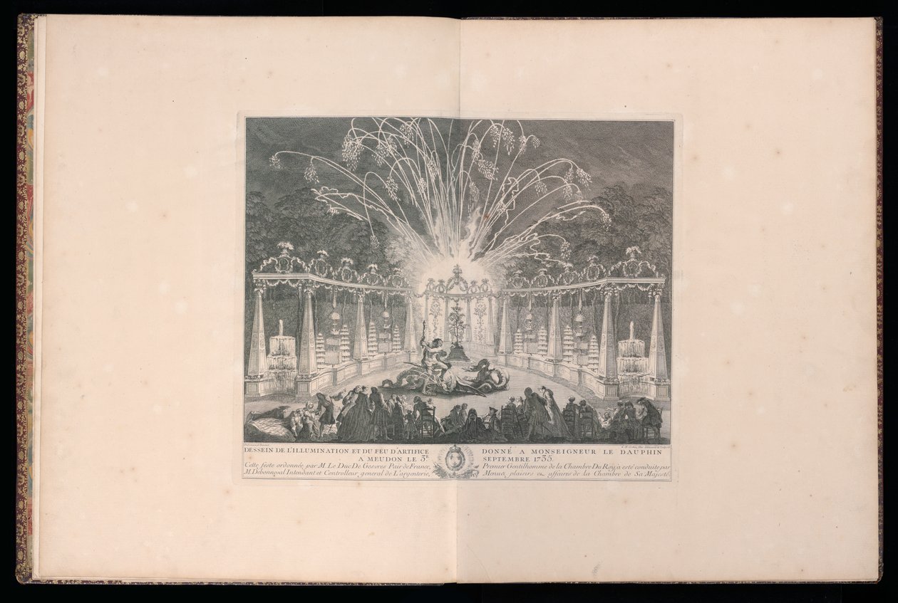Design of the Illumination and Fireworks dedicated to His Grace the Dauphin at Meudon, September 3rd, 1735 by Michel de Bonneval