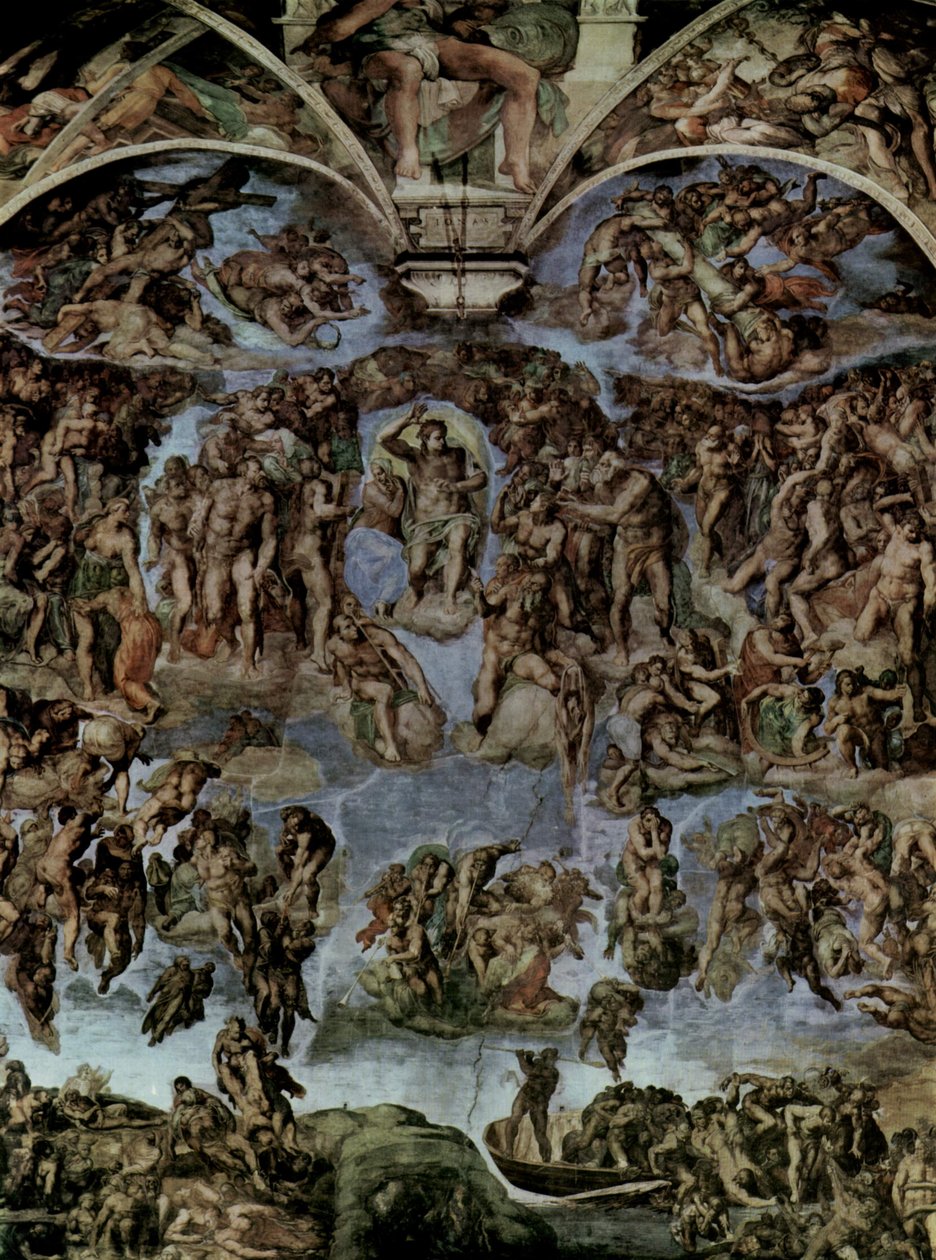 The Last Judgment by Michelangelo Buonarroti