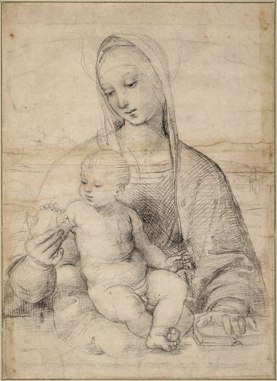 Madonna of the Pomegranate by Michelangelo Buonarroti