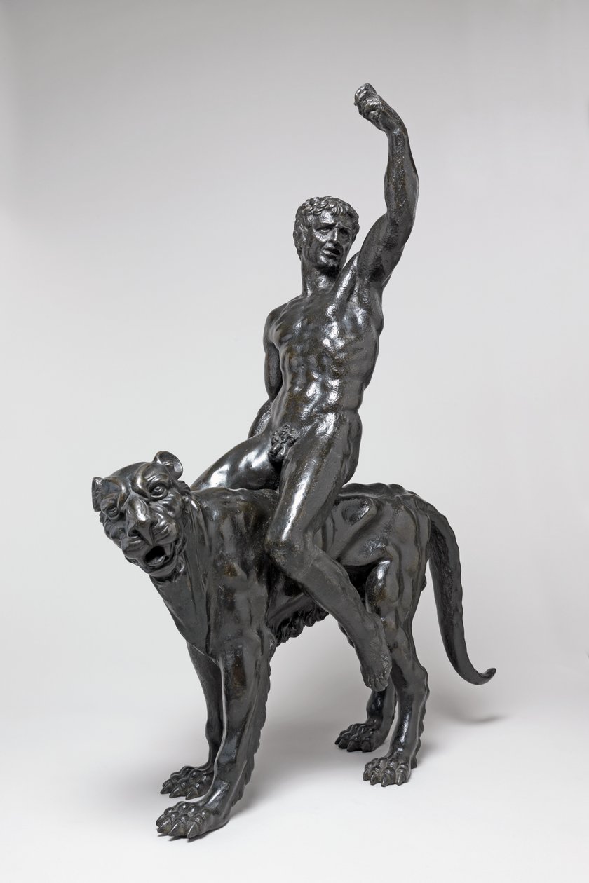 Nude Bacchants Riding Panthers by Michelangelo Buonarroti