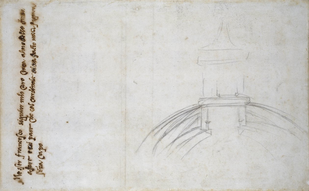Study of the Lantern for St. Peter