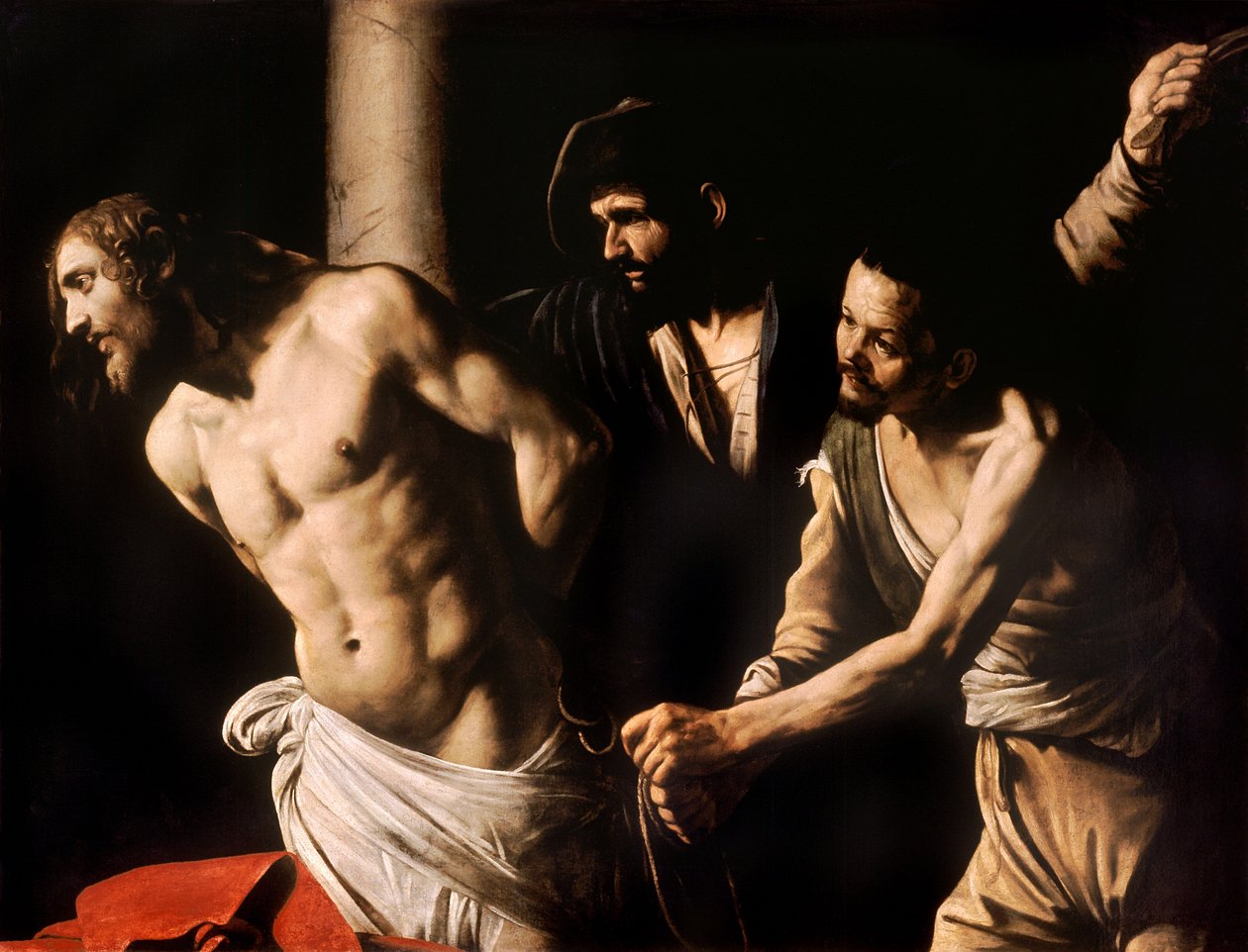 Christ at the Column by Michelangelo Merisi Caravaggio