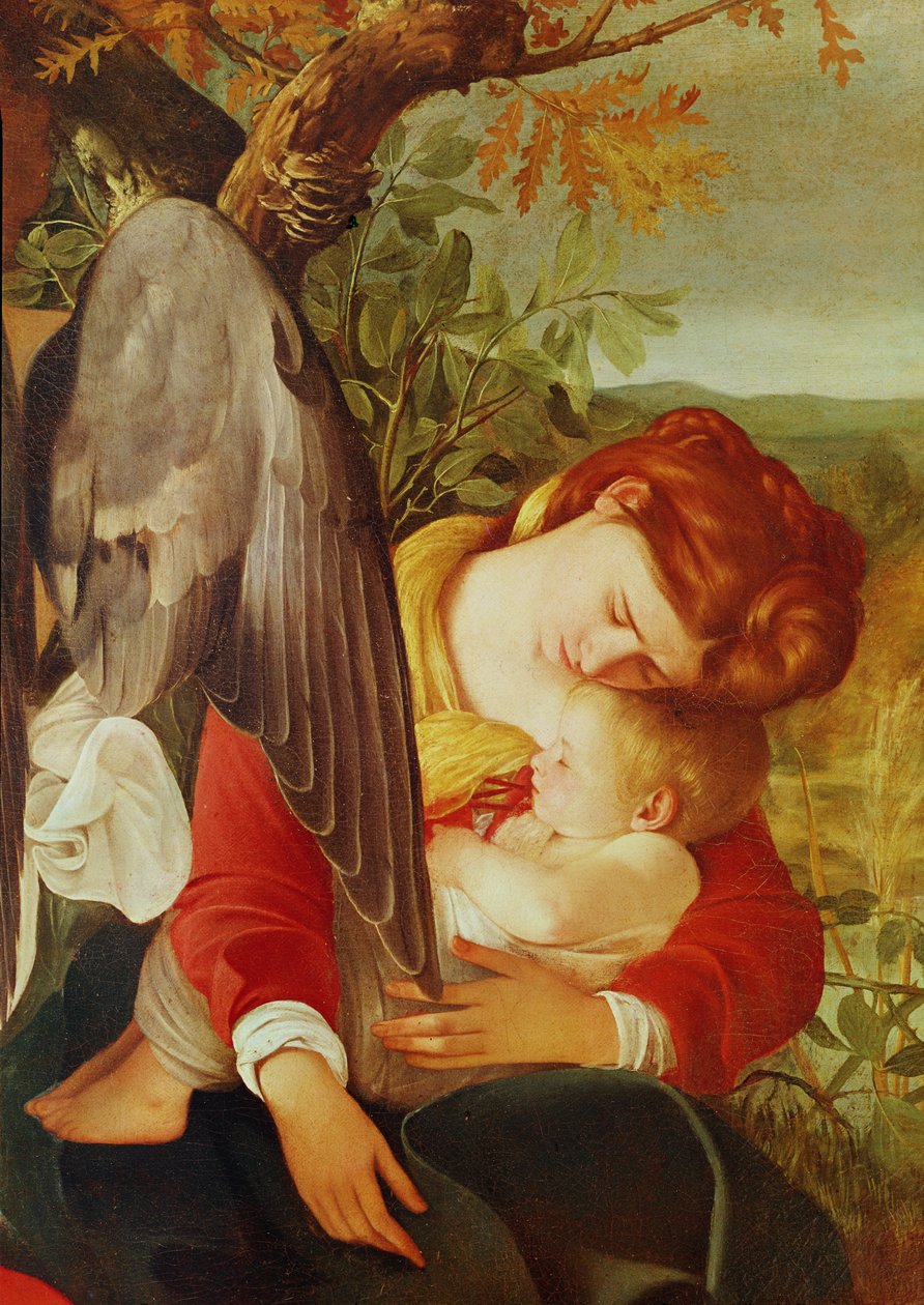 Rest on the Flight into Egypt (detail) by Michelangelo Merisi Caravaggio