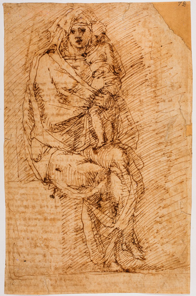 Madonna and Child by Michelangelo (after) Buonarroti