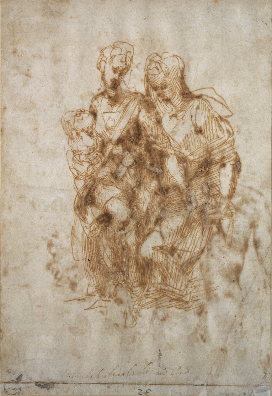 Study of St. Anne, After Leonardo Da Vinci