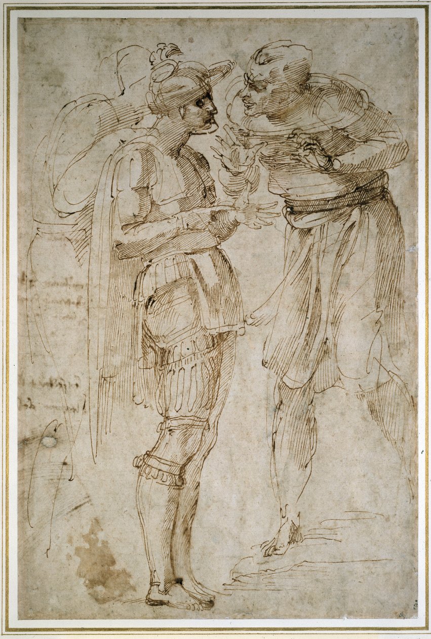 Three Men in Conversation by Michelangelo Buonarroti