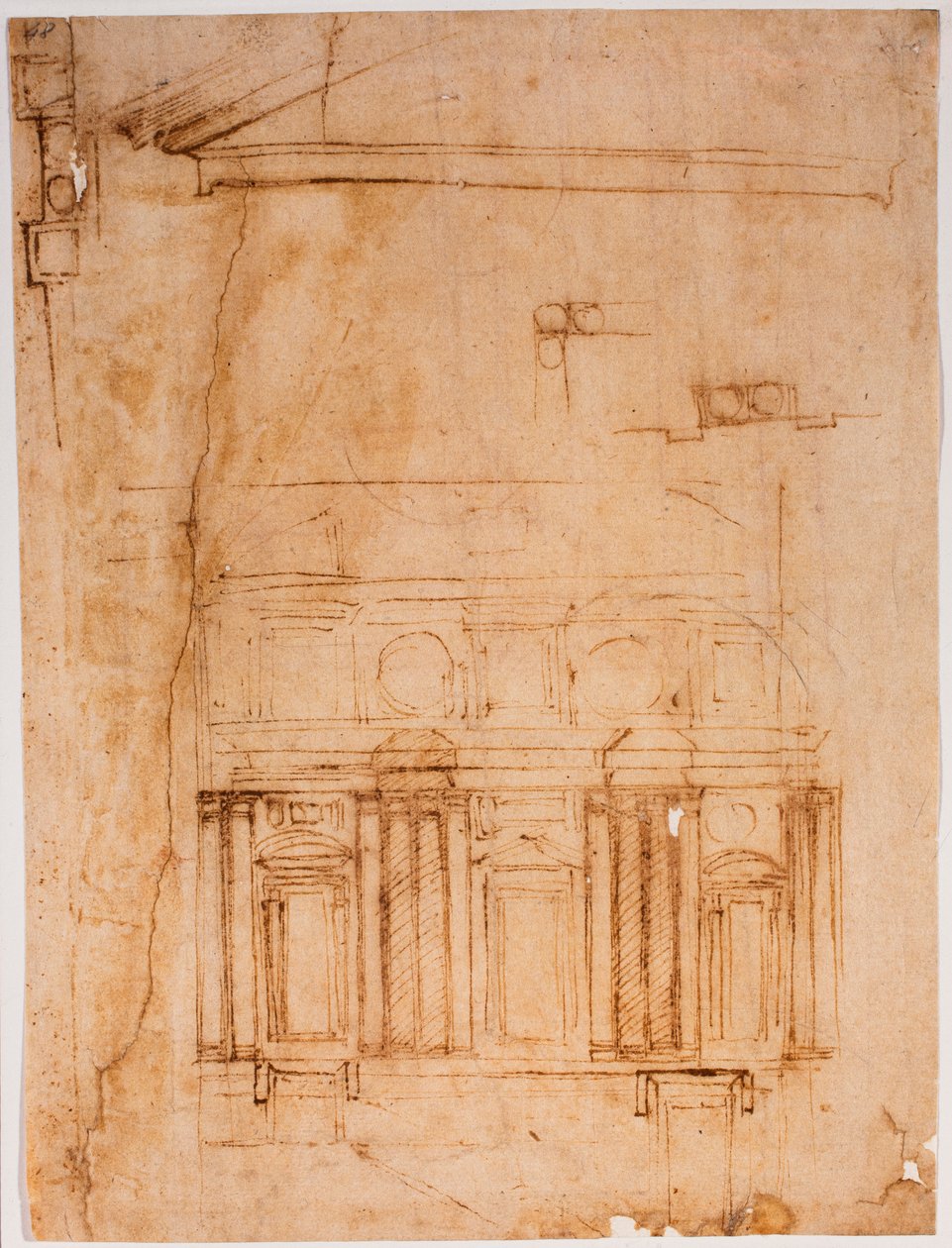Wall Prospectus for the Laurentian Recess by Michelangelo Buonarroti