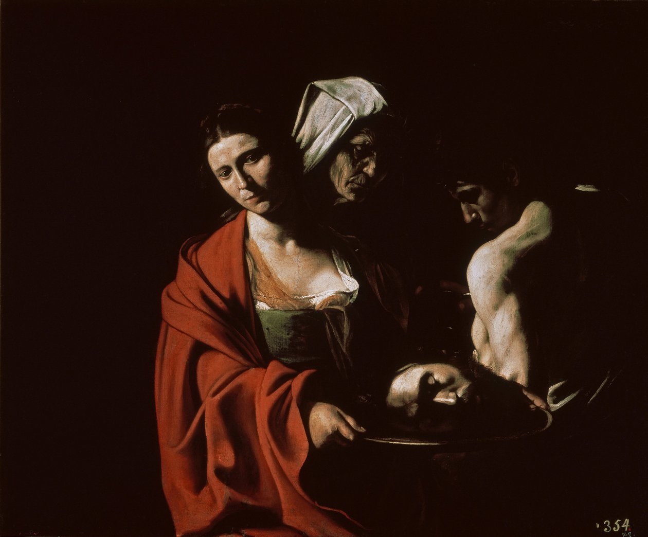 Salome with the head of John the Baptist by Michelangelo Caravaggio
