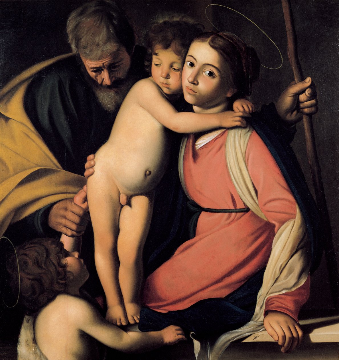 The Holy Family with John the Baptist as a Boy by Michelangelo Merisi Caravaggio